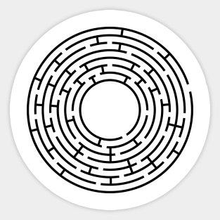 game maze Sticker